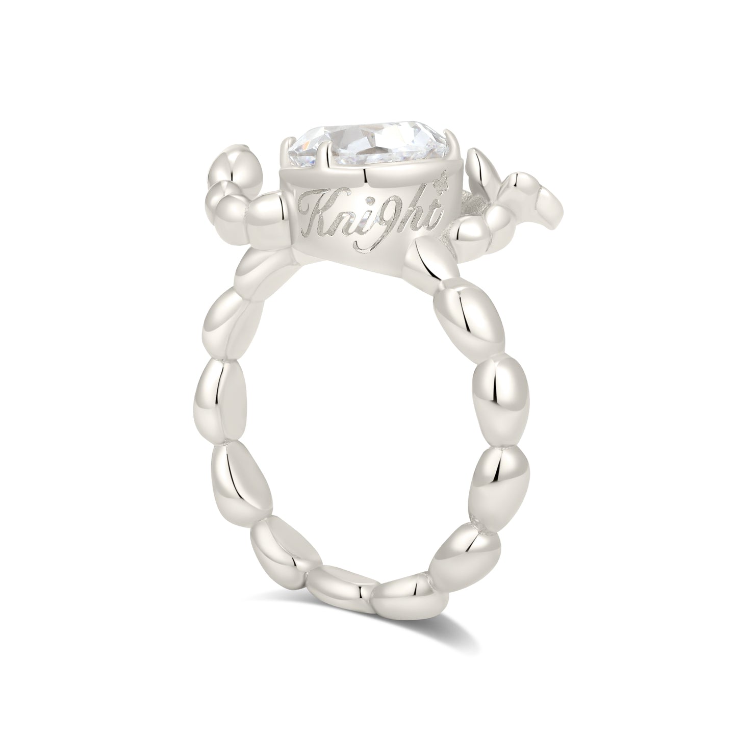 Scorpion Bloom Cocoon Shield Ring