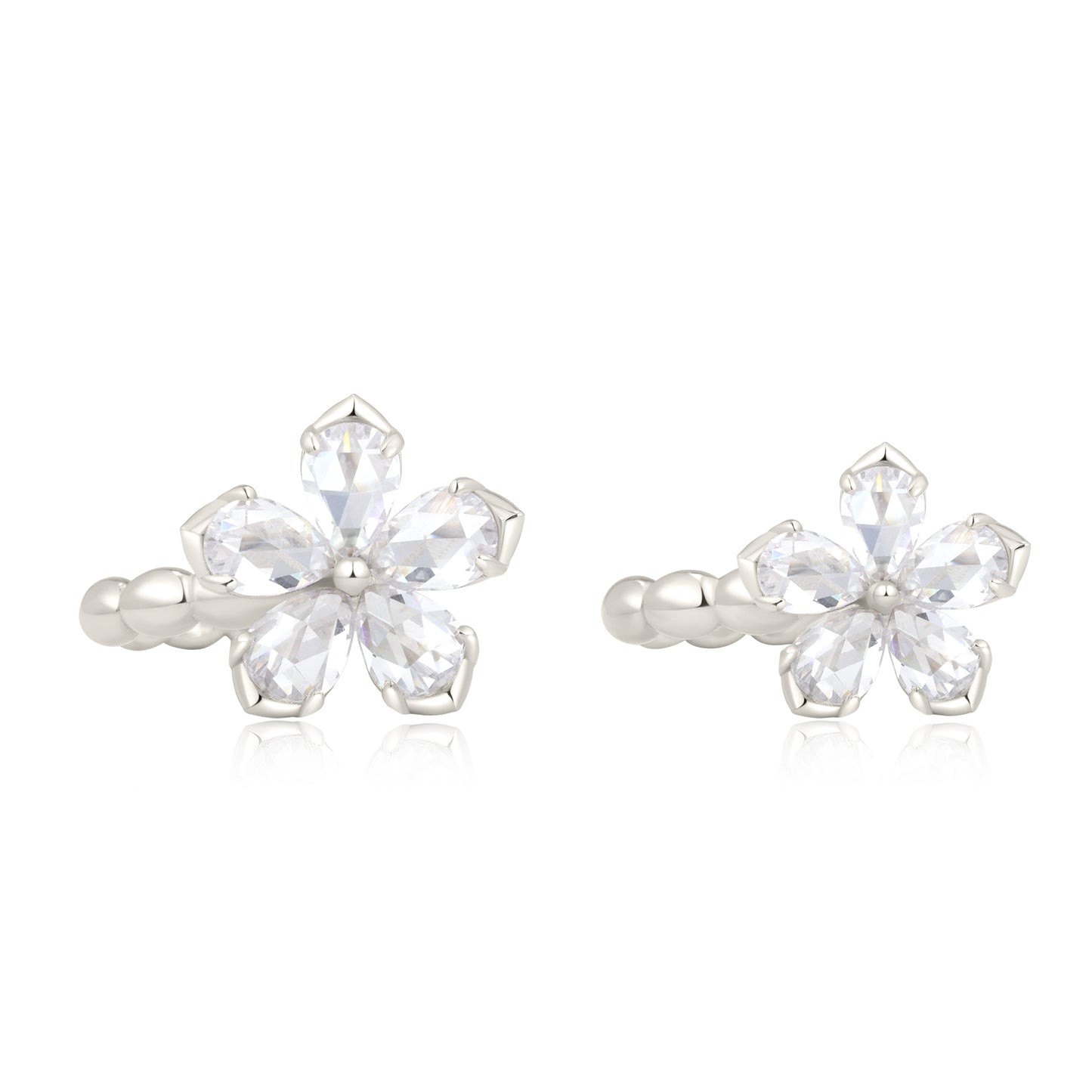 Scorpion Bloom Dainty Ear Cuff Set