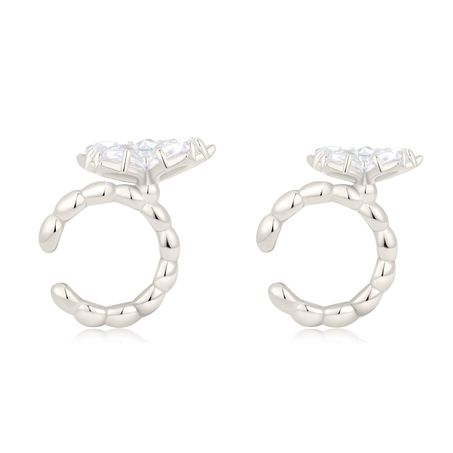 Scorpion Bloom Dainty Ear Cuff Set