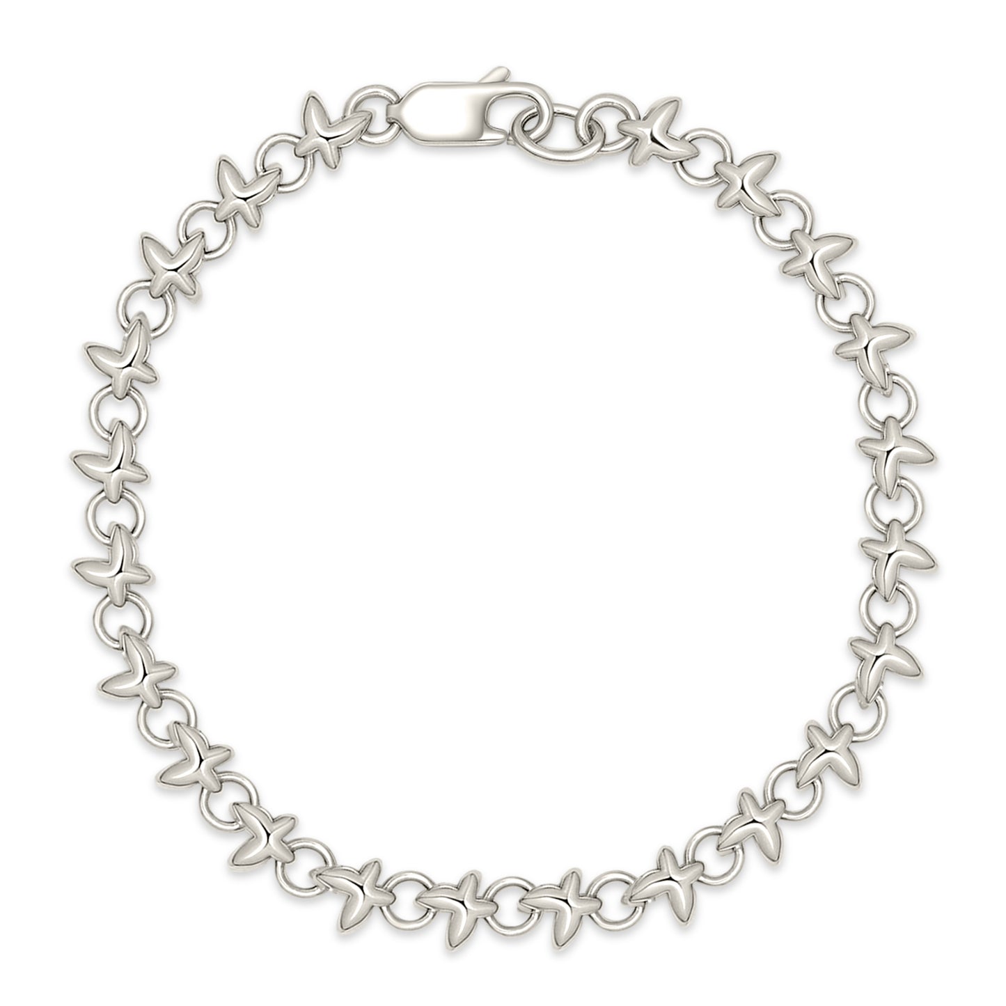 Interlinked Butterfly Mini Bracelet