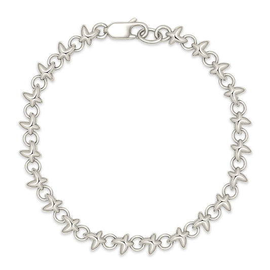 Interlinked Butterfly Mini Bracelet