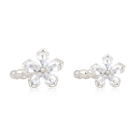 Scorpion Bloom Dainty Ear Cuff Set