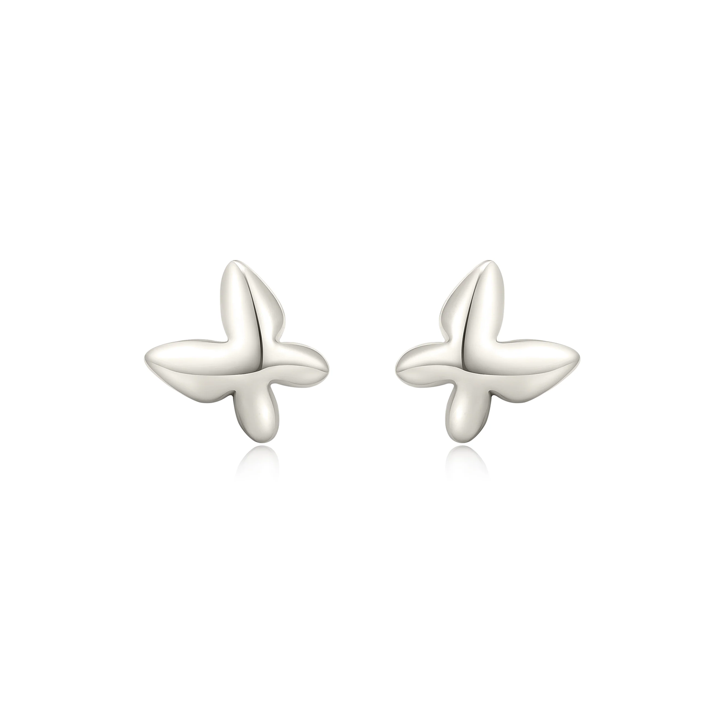 Interlinked Butterfly Serenity Mini Earrings