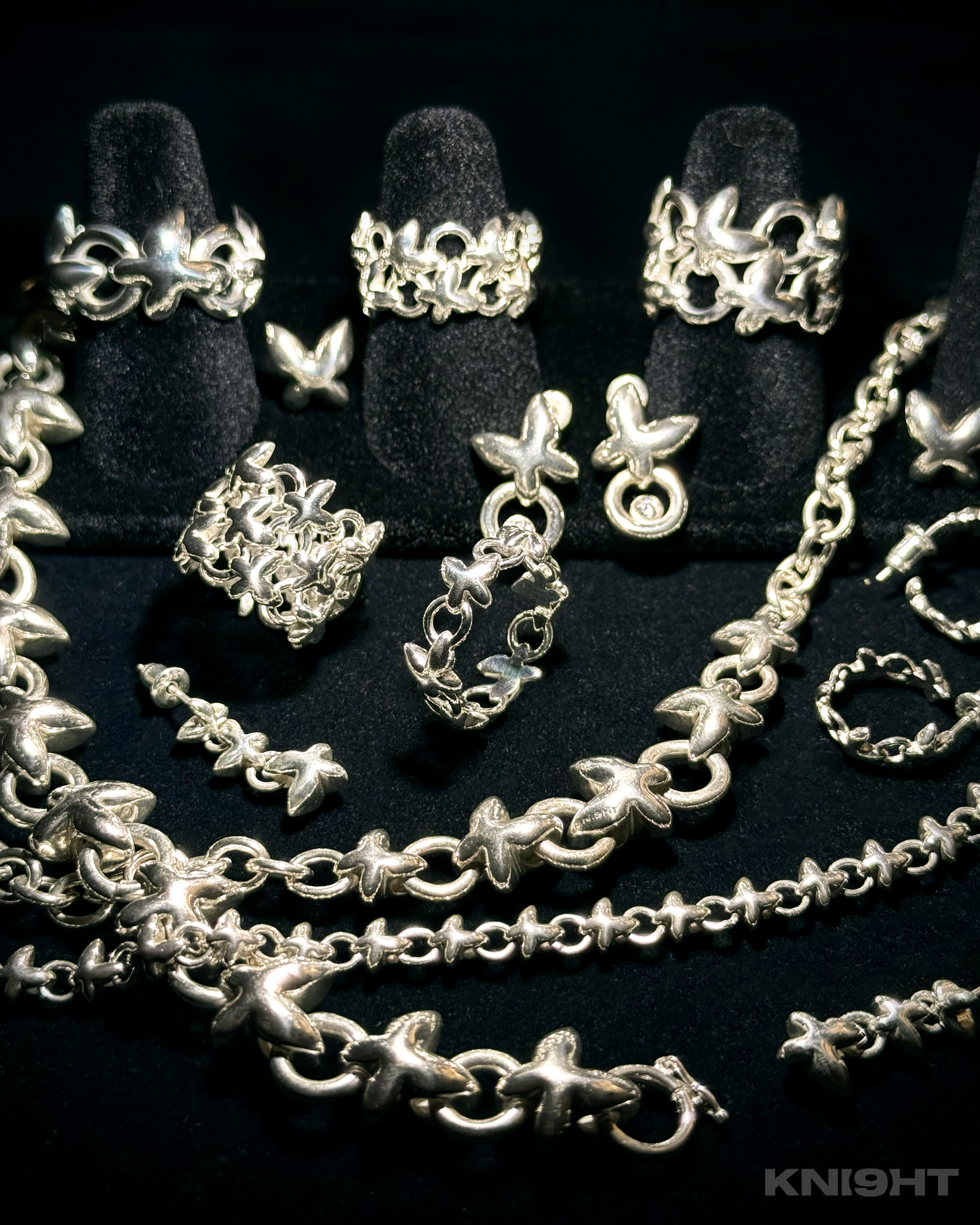 Interlinked Butterfly Serenity Mini Earrings