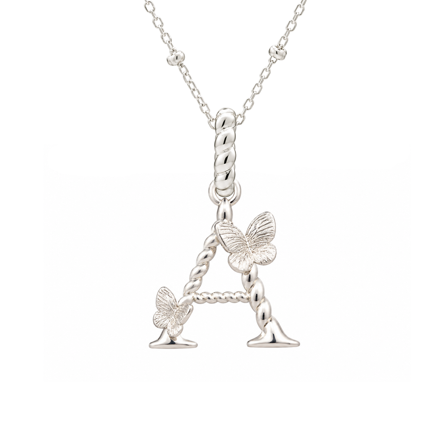 Butterfly Voyage Alphabet Necklace
