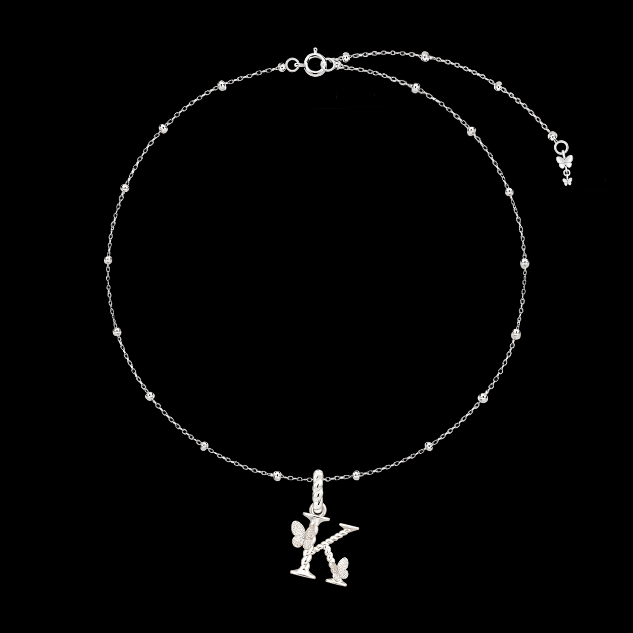 Butterfly Voyage Alphabet Necklace