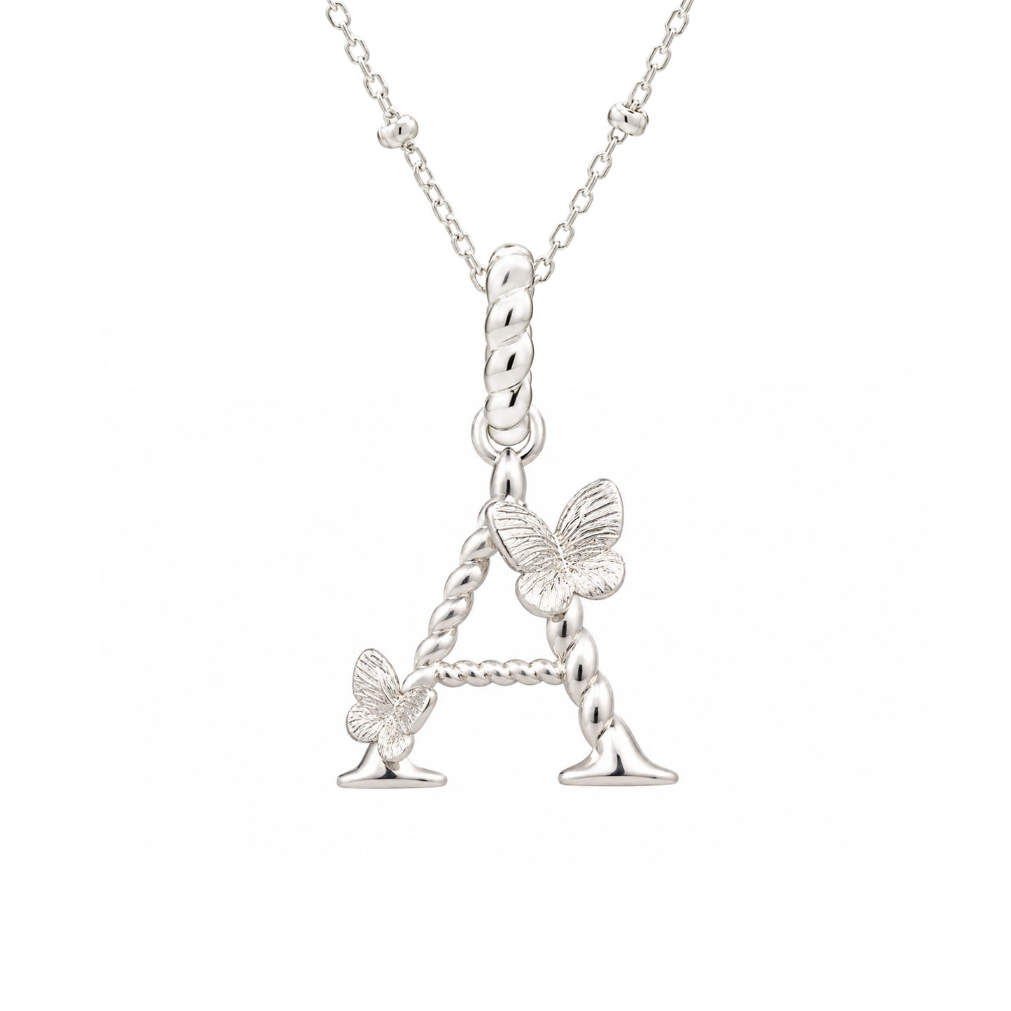 Butterfly Voyage Alphabet Necklace