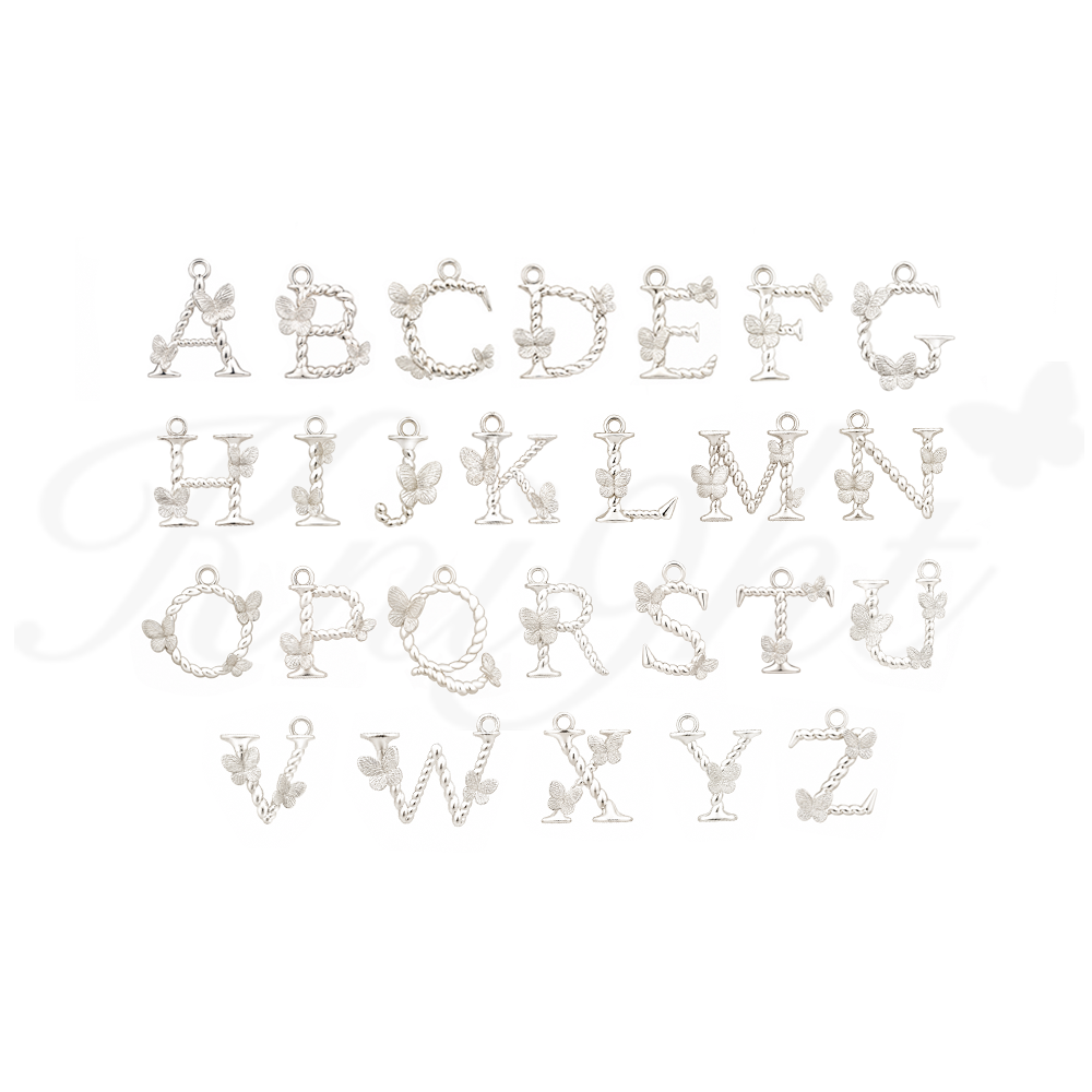 Butterfly Voyage Alphabet Necklace