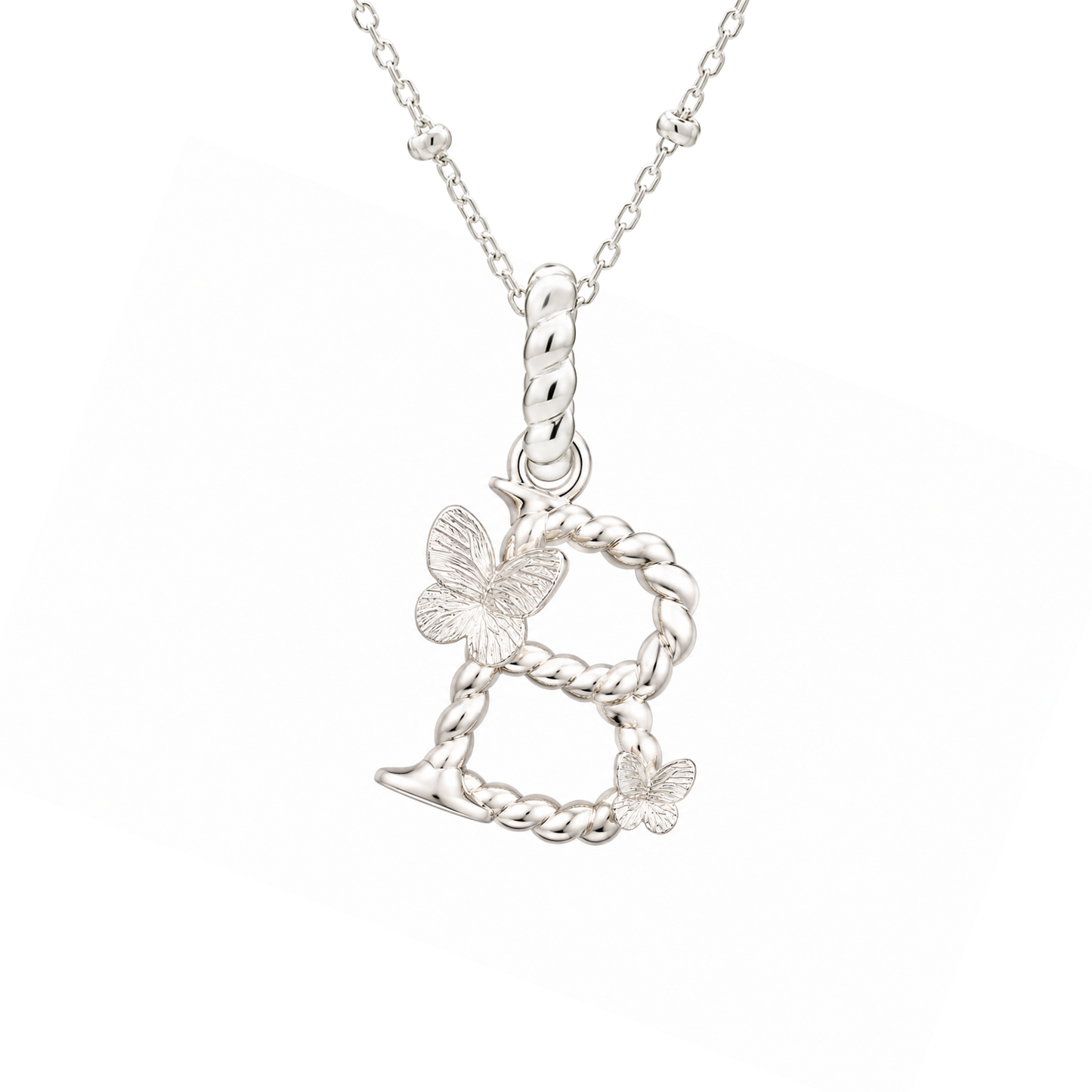 Butterfly Voyage Alphabet Necklace