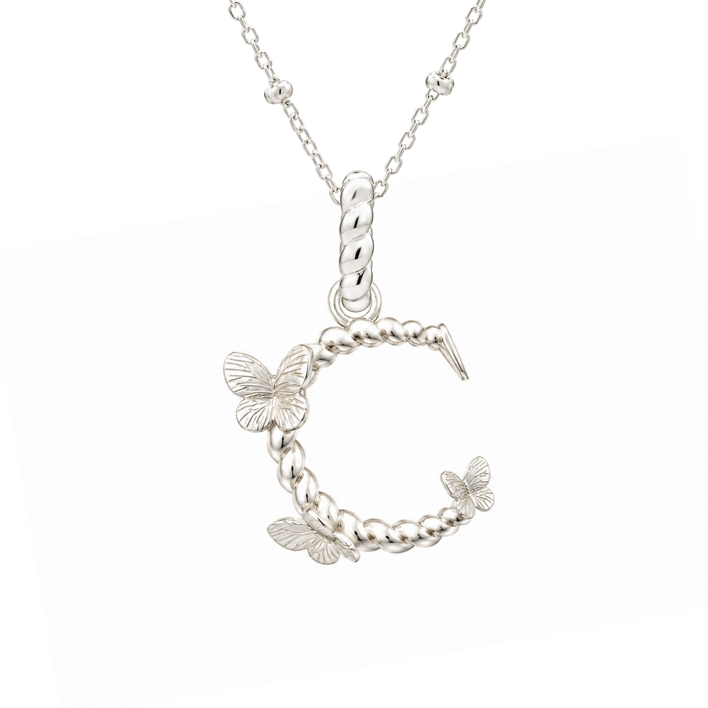 Butterfly Voyage Alphabet Necklace
