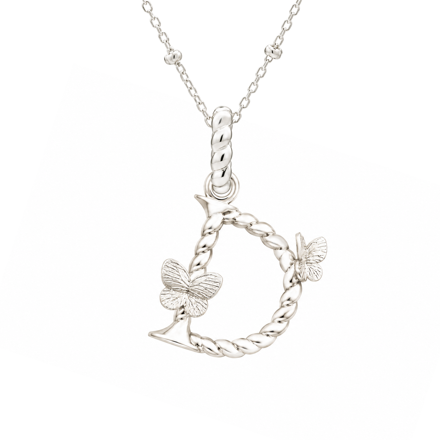 Butterfly Voyage Alphabet Necklace