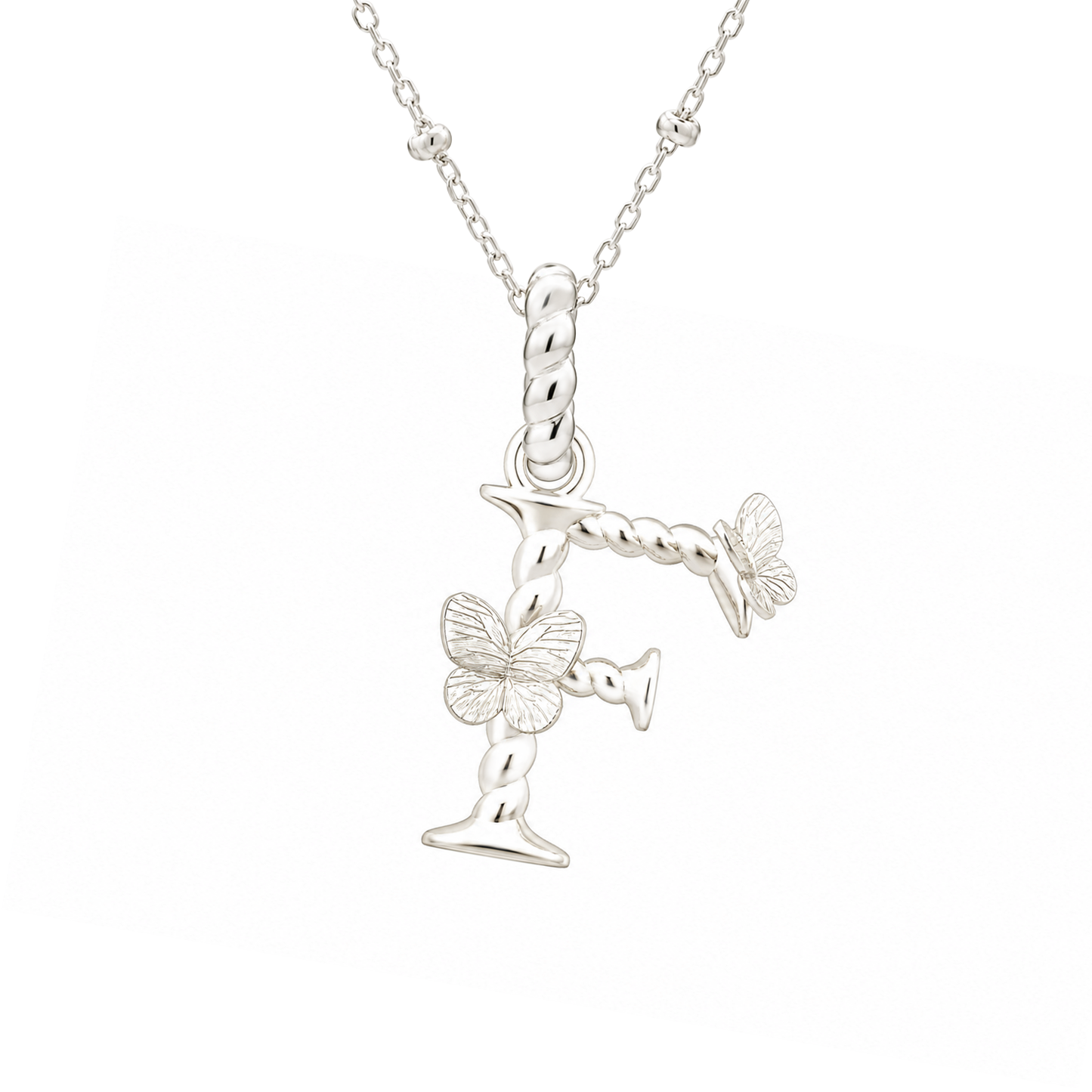 Butterfly Voyage Alphabet Necklace