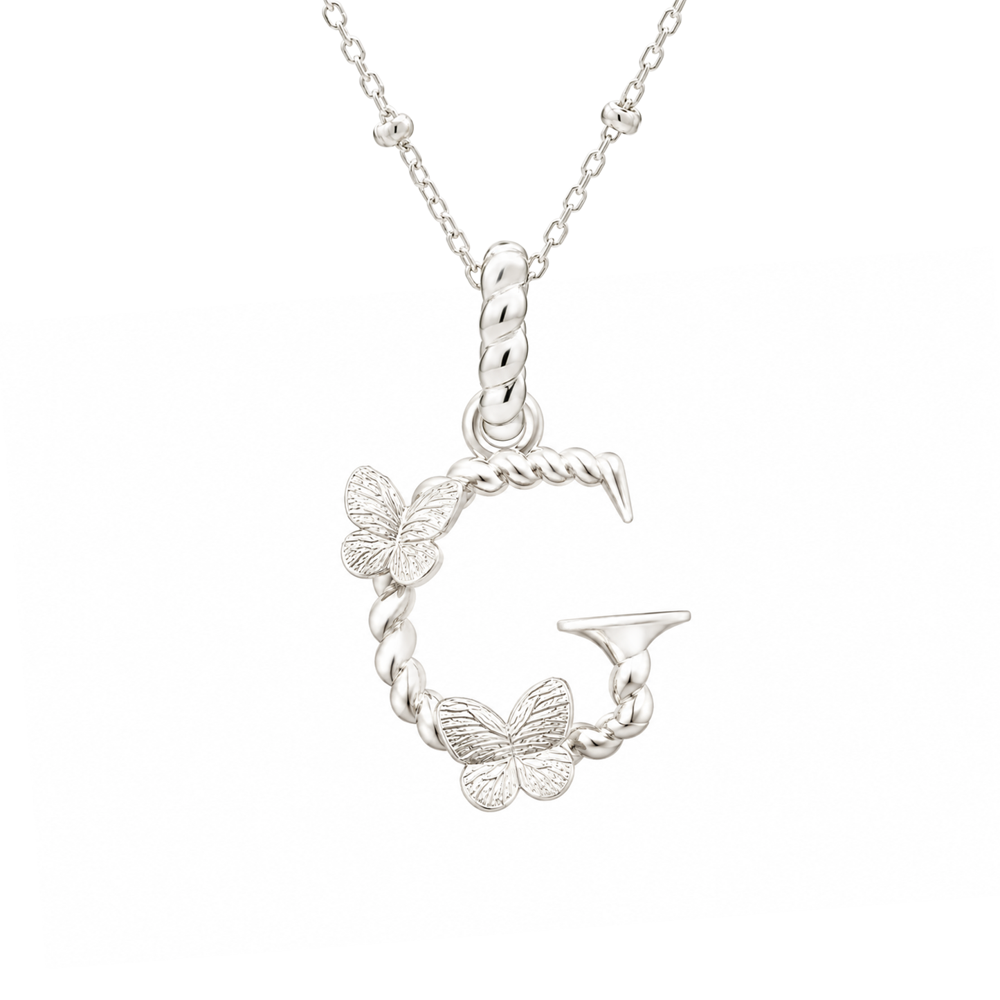 Butterfly Voyage Alphabet Necklace