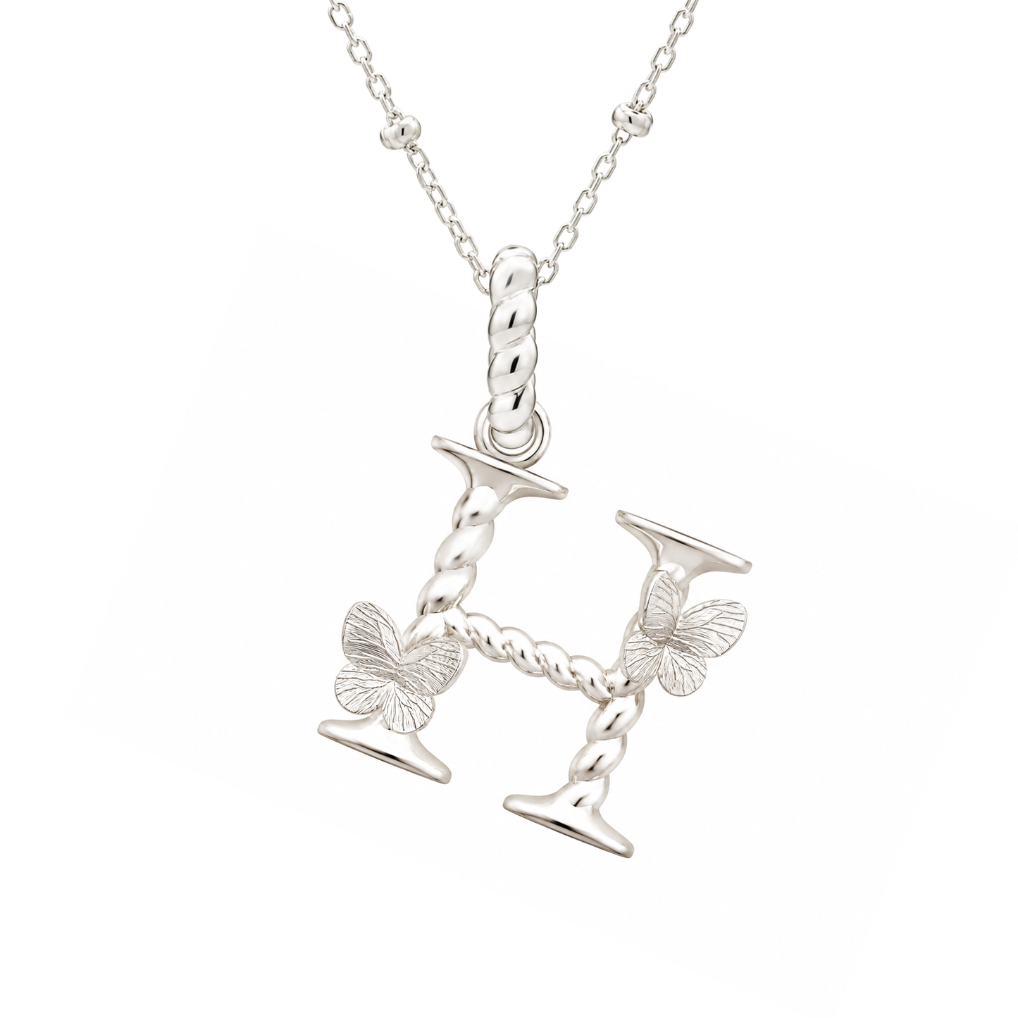 Butterfly Voyage Alphabet Necklace