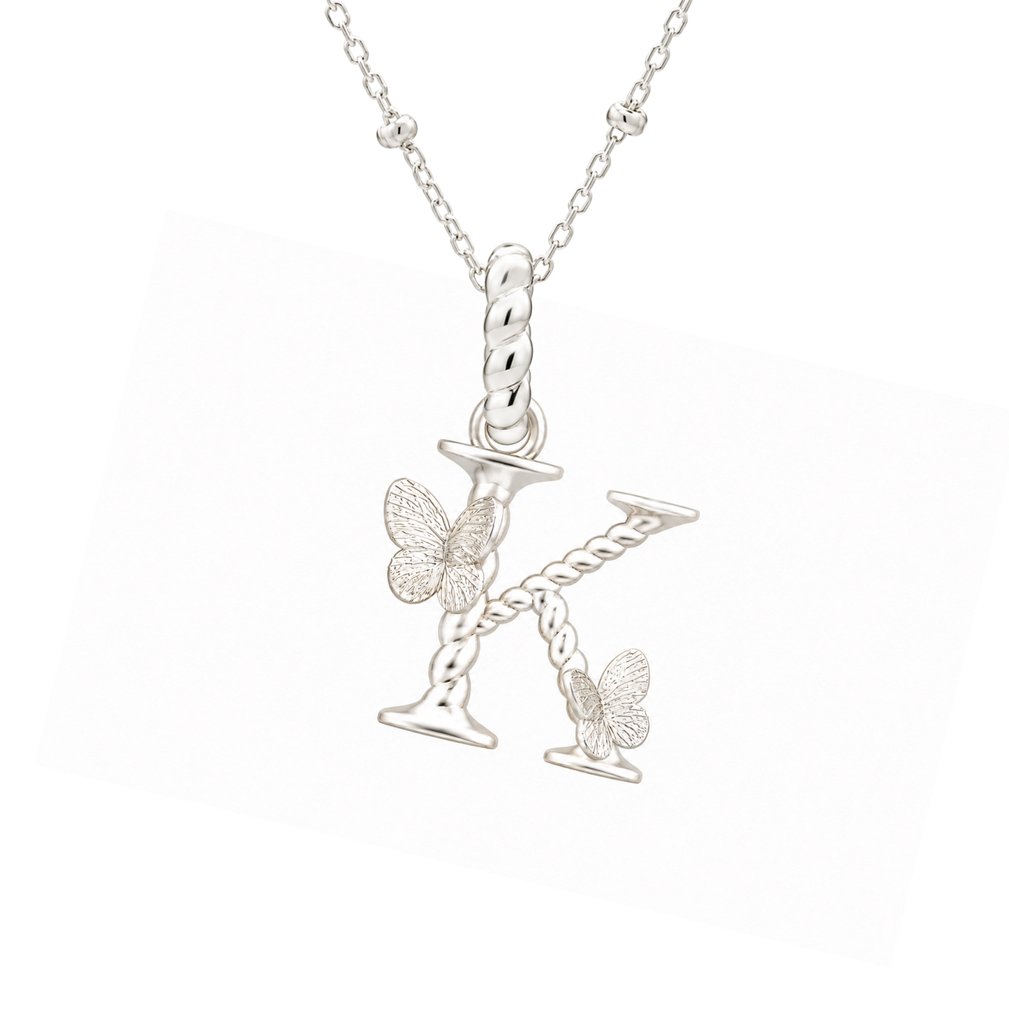 Butterfly Voyage Alphabet Necklace
