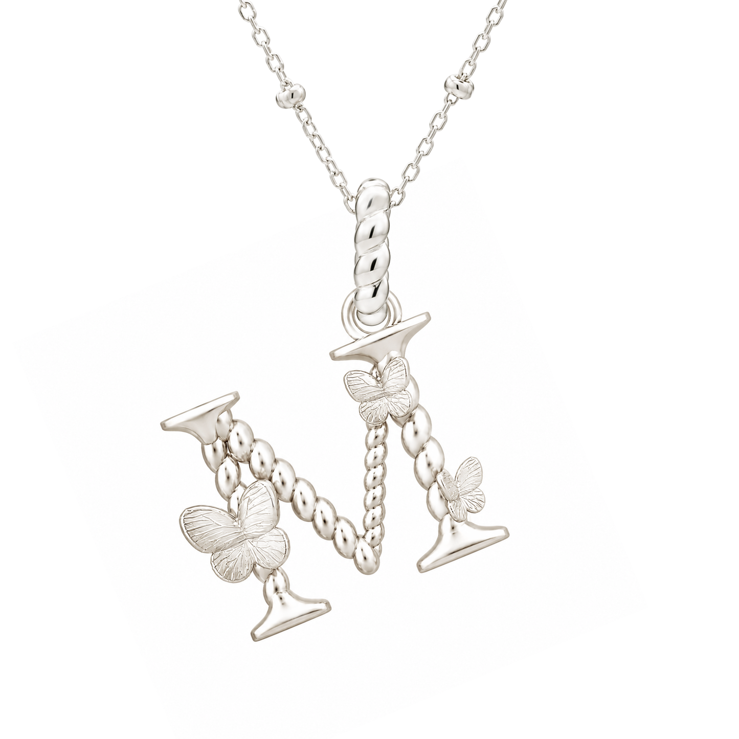 Butterfly Voyage Alphabet Necklace