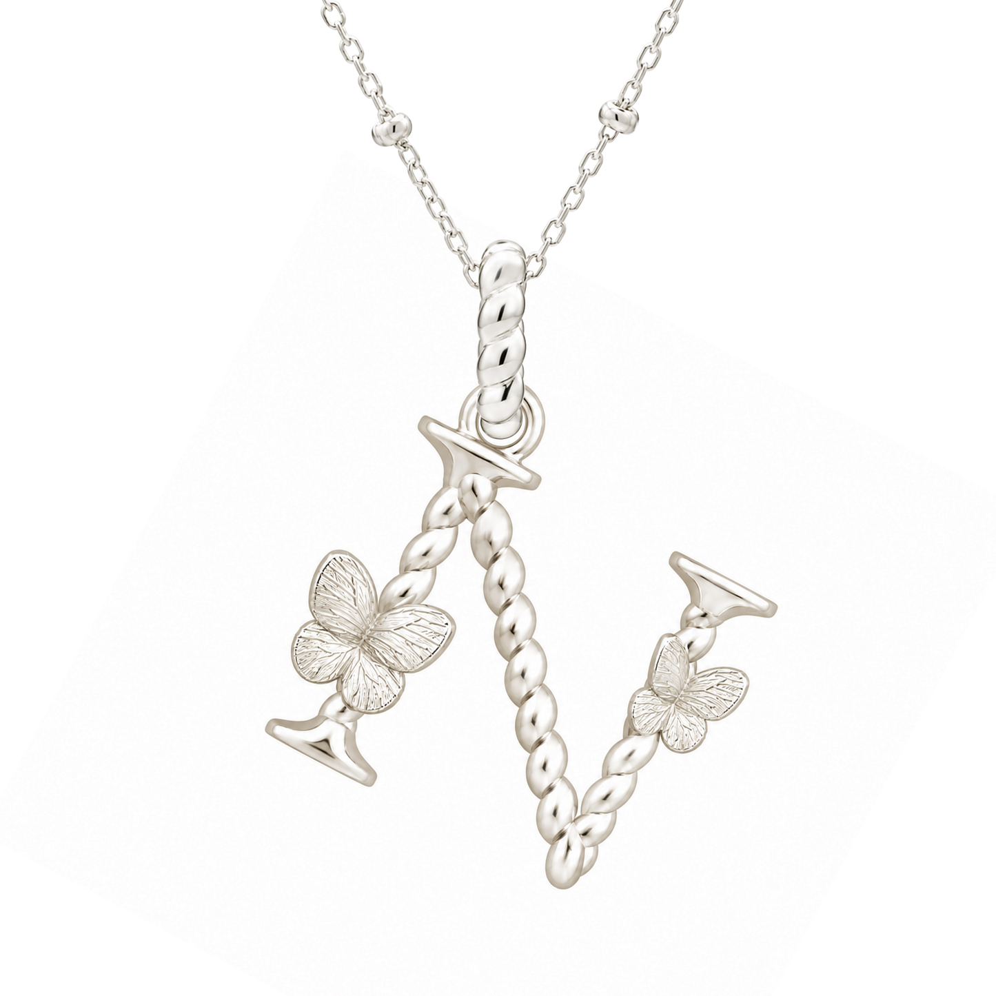 Butterfly Voyage Alphabet Necklace