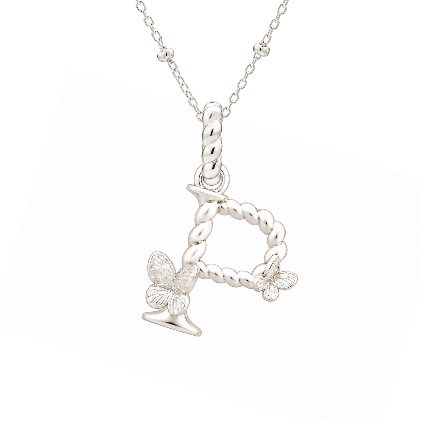 Butterfly Voyage Alphabet Necklace