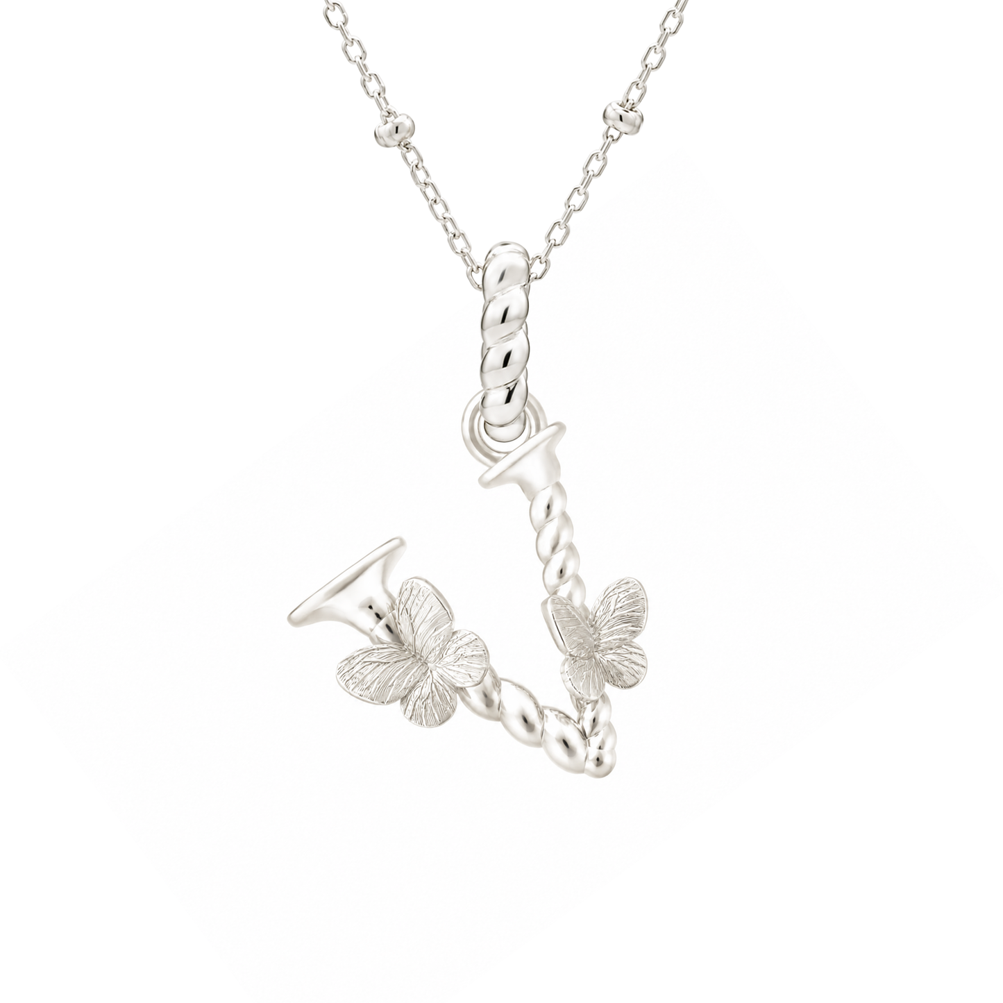 Butterfly Voyage Alphabet Necklace