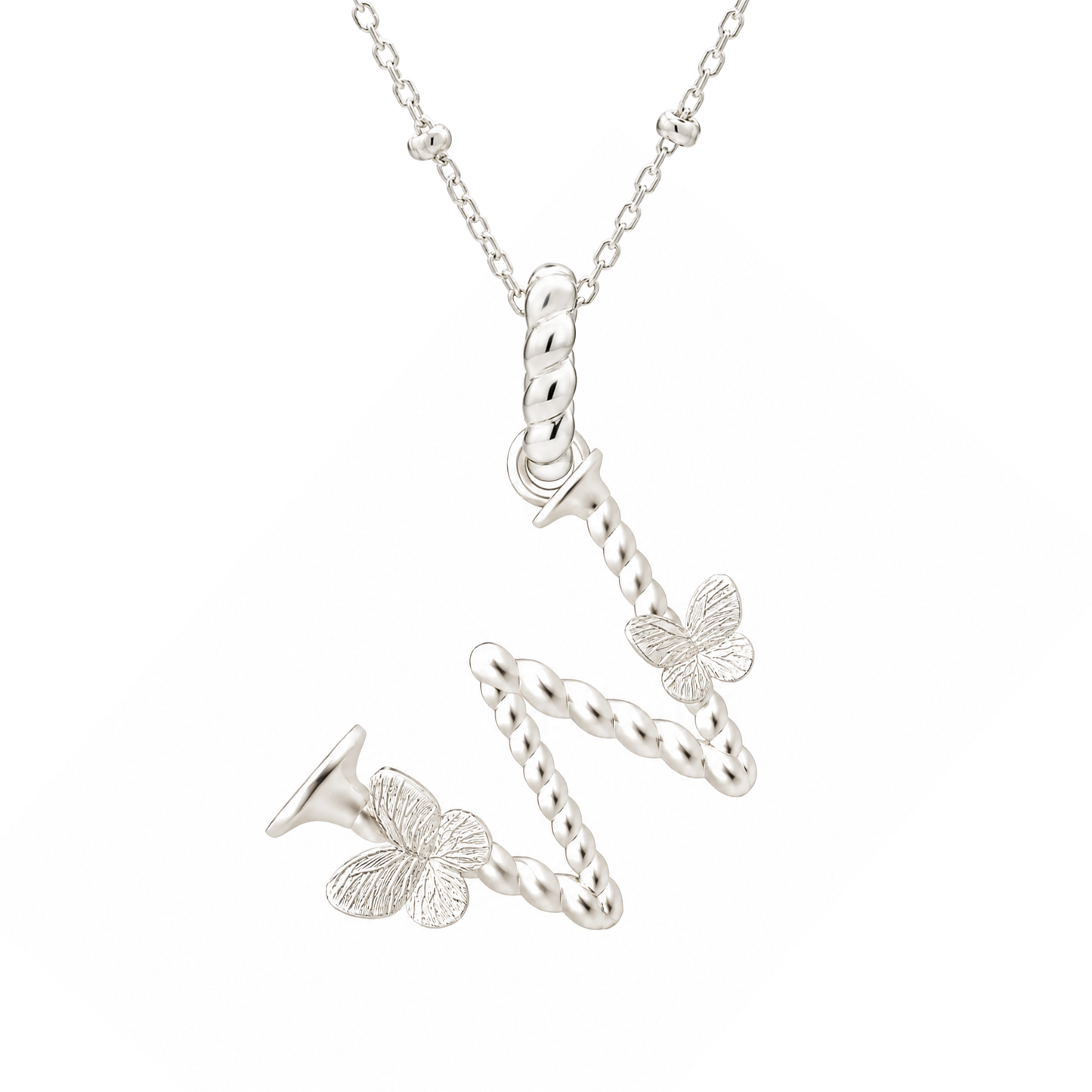 Butterfly Voyage Alphabet Necklace