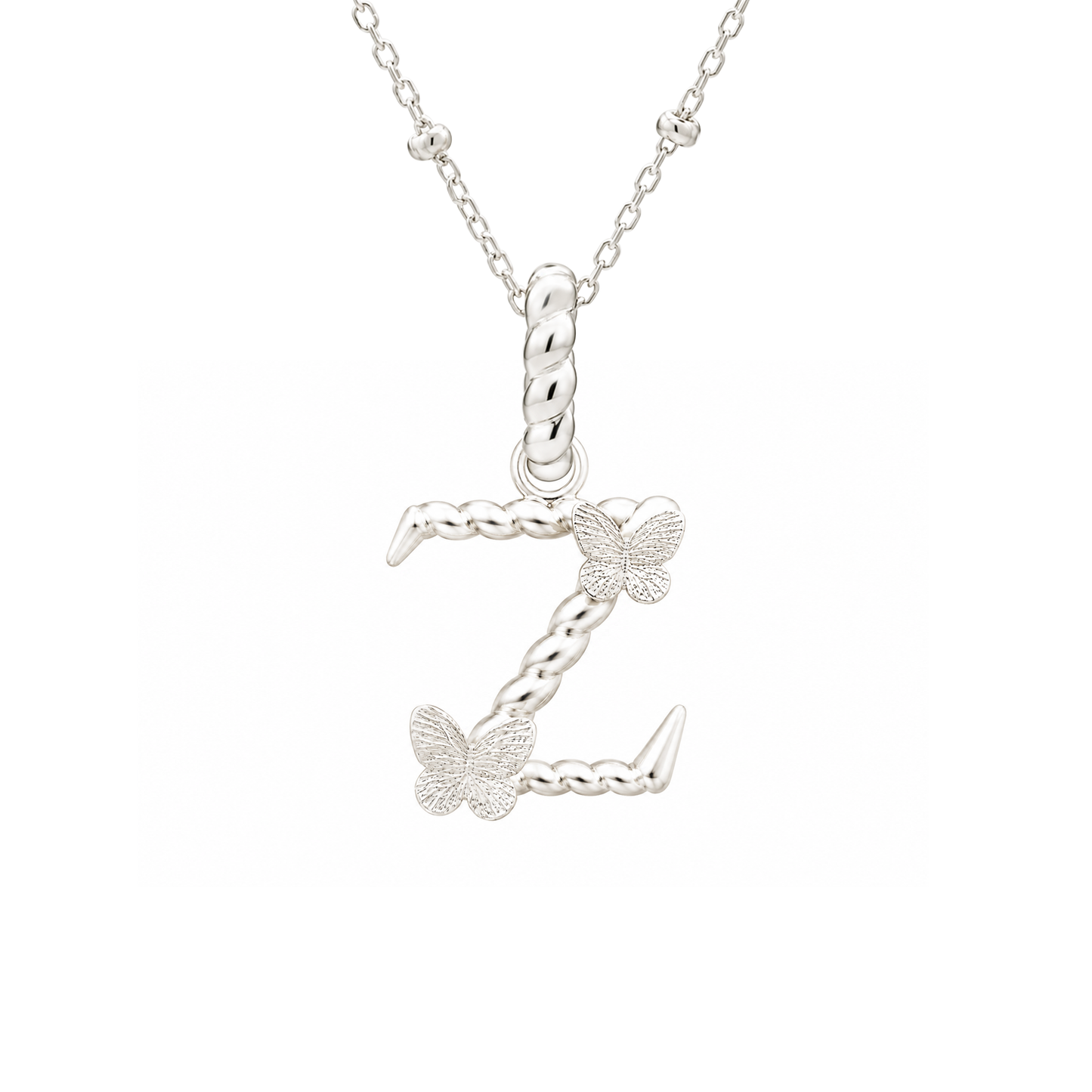 Butterfly Voyage Alphabet Necklace